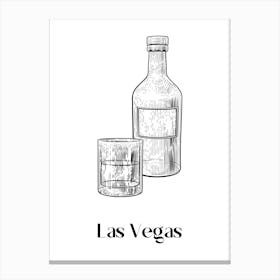 Las Vegas Cocktail Canvas Print