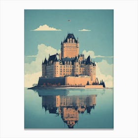 Quebec Castle Canvas Print