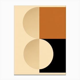 Beige Bauhaus Telfs Tranquility Canvas Print