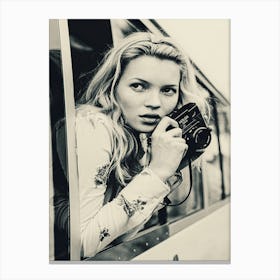 Kate Moss Model Canvas Print