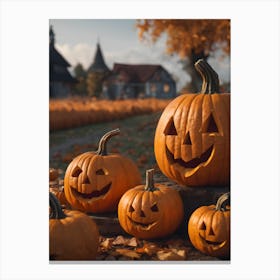 Halloween Pumpkins 5 Canvas Print