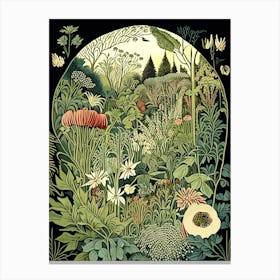 Bodnant Garden, United Kingdom Vintage Botanical Canvas Print