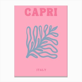 Capri Italy Canvas Print