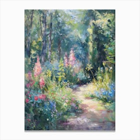  Floral Garden Enchanted Meadow 3 Canvas Print
