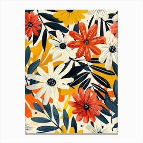 Namaqualand Daisy Groovy 26 Canvas Print