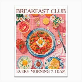 Breakfast Club Shakshuka 1 Canvas Print