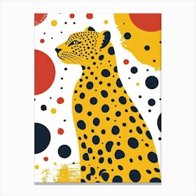Yellow Leopard 3 Canvas Print