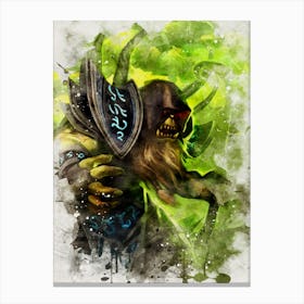 Gul Dan World Of Warcraft Canvas Print