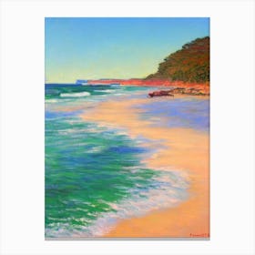 Portsea Back Beach Australia Monet Style Canvas Print