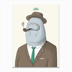 Mr Walrus Canvas Print