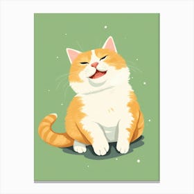 Happy Cat Canvas Print