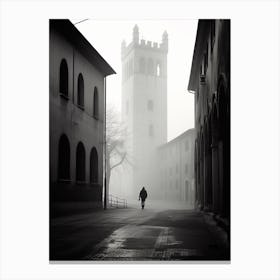 Parma, Italy,  Black And White Analogue Photography  1 Canvas Print