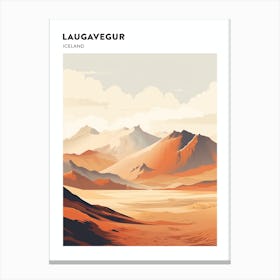 Laugavegur Iceland 1 Hiking Trail Landscape Poster Canvas Print