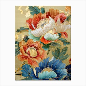 Chinese Flower Painting 24 Canvas Print