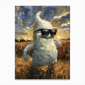 Ghost In The Field 7 Canvas Print