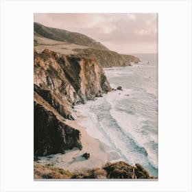 Malibu Beach Sunset Canvas Print