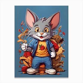 Tom And Jerry Canvas Print