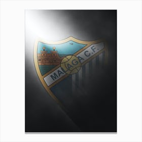 Malaga Spain Football Poster Canvas Print