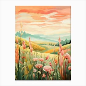 Grasslands Abstract Minimalist 12 Canvas Print