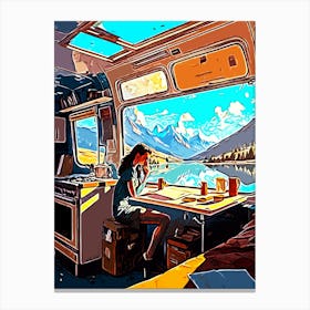 Rv Interior aesthetic Canvas Print