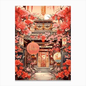 Chinese New Year Decorations 9 Canvas Print