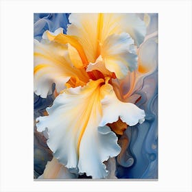 white Iris Canvas Print