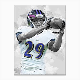 Marlon Humphrey Baltimore Ravens Canvas Print