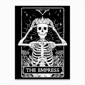 The Empress - Death Skull Evil Gift Canvas Print