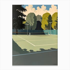 Tennis Court 13 Canvas Print