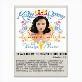 Teenage Dream The Complete Confection 3 Canvas Print