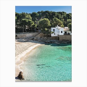 Cala Gat Mallorca Beach House Canvas Print