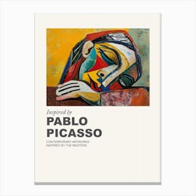 Museum Poster Inspired By Pablo Picasso 3 Canvas Print