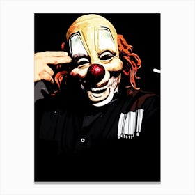 Clown Face slipknot band 2 Canvas Print