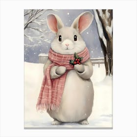 Snow Bunny 1 Canvas Print