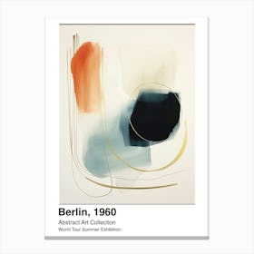World Tour Exhibition, Abstract Art, Berlin, 1960 7 Canvas Print