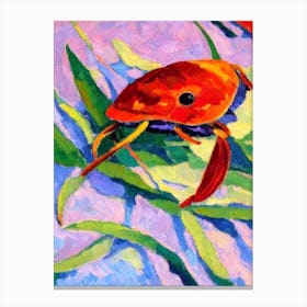 Velvet Crab Matisse Inspired Canvas Print