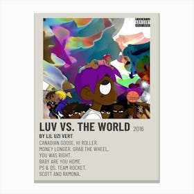 Lil Uzi Vert Vs. The World Album Poster Decorative Canvas Print