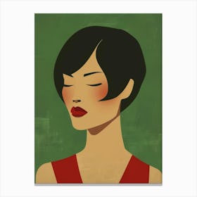 Asian Woman 34 Canvas Print
