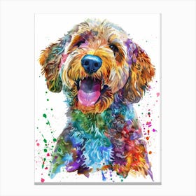 Poodle Painting 3 Canvas Print