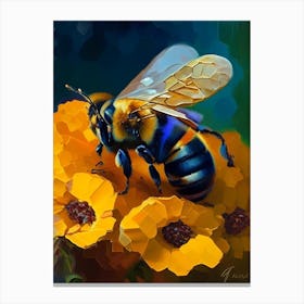 Apis Bee 1 Painting Canvas Print