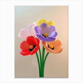 Dreamy Inflatable Flowers Poppy 2 Canvas Print