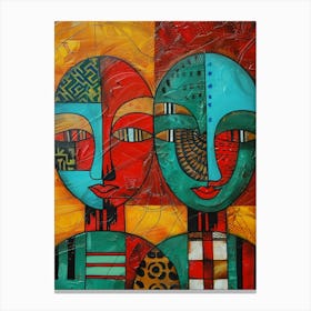 Two Faces By Aditya Kumar Canvas Print