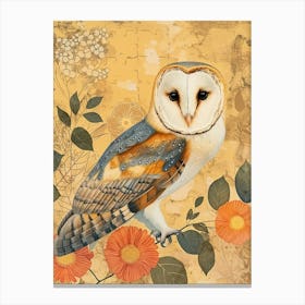 Barn Owl Painting 6 Canvas Print