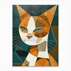 Abstract Cat 7 Canvas Print