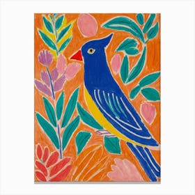 Bird In The Garden Style Henri Matisse Canvas Print