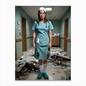 Can't Sleep?...Call The Night Nurse~Reimagined 22 Canvas Print