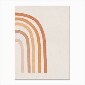 Bohemian Minimal Rainbow Canvas Print