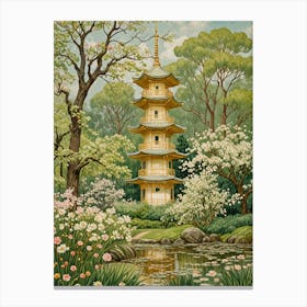 Serene Garden no2 Canvas Print