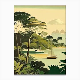 Mactan Island Philippines Rousseau Inspired Tropical Destination Canvas Print