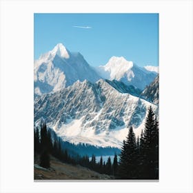 Snowy Mountains 1 Canvas Print